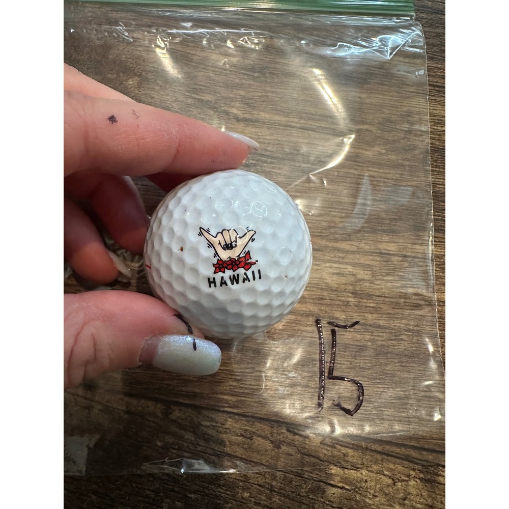 Spalding Tournament Plus Golf Ball Hawaii Shaka‎ Sign